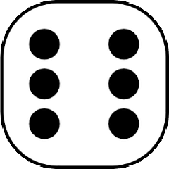 Dice with value of 6