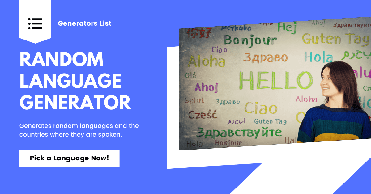 Language generator