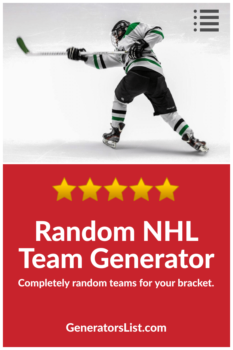 random nfl team generator list